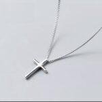 Sterling Silver Cross Pendant Necklace