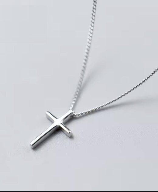 Sterling Silver Cross Pendant Necklace