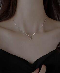 Sterling Silver Cross Pendant Necklace