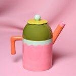 Vintage Style Flower Tea Pot