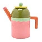 Vintage Style Flower Tea Pot