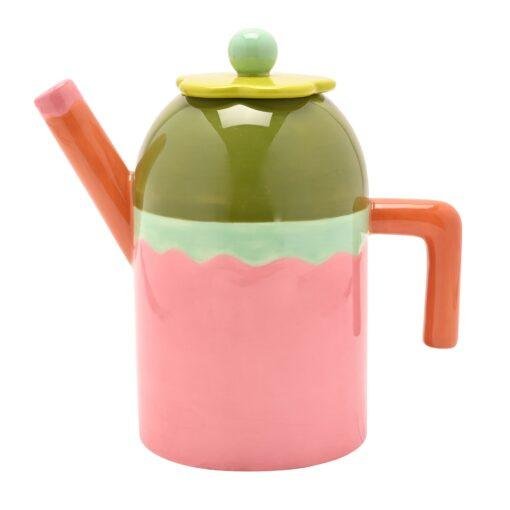 Vintage Style Flower Tea Pot