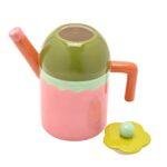 Vintage Style Flower Tea Pot