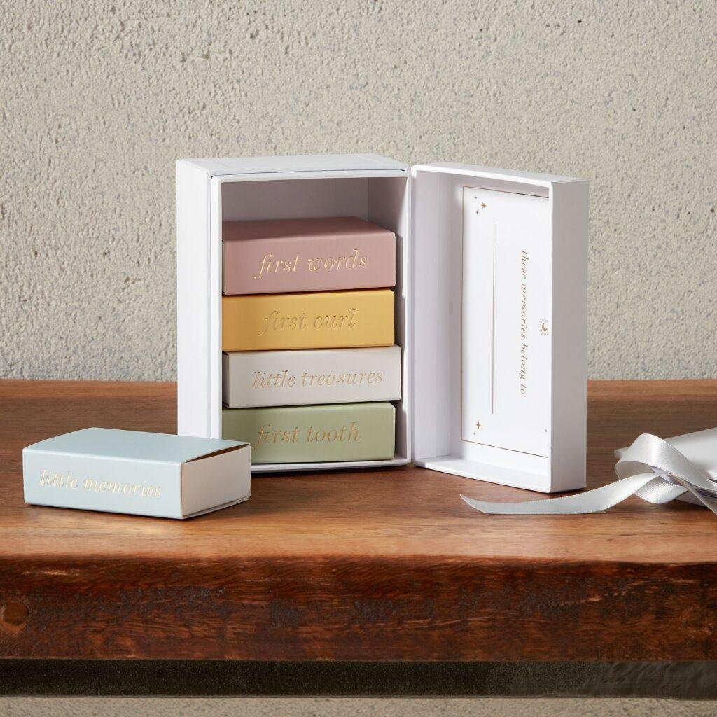 Mini Matchbox Baby Keepsake Boxes New Baby Baby Shower Gift