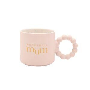 Wonderful Mum Pink Coffee Mug