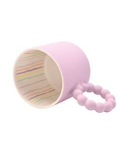 'Queen' Keepsake Pastel Pink Coffee Mug