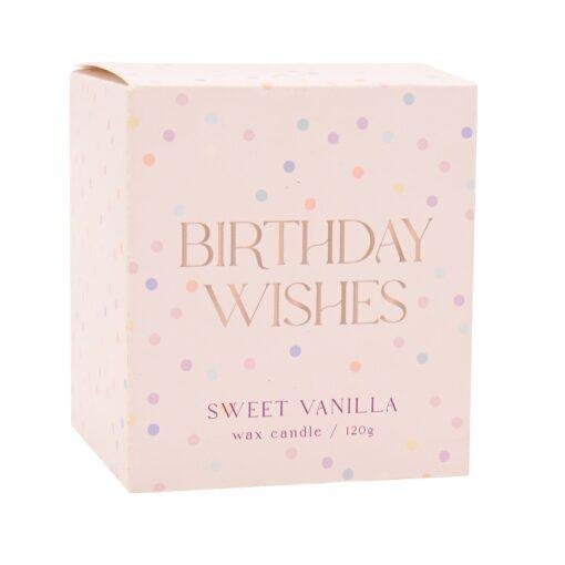 Birthday Wishes Scented Candle Gift Box