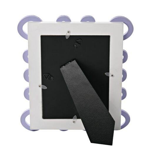 Contemporary White Lilac Photo Frame 5x7"