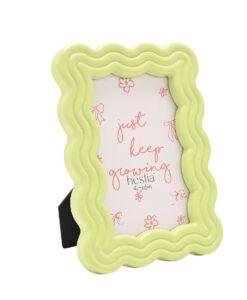 Lime Green Contemporary Photo Frame 6x4"