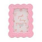 Pink Contemporary Photo Frame 6x4"
