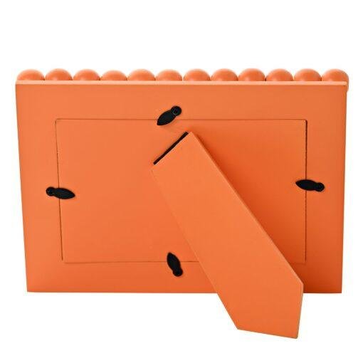 Contemporary Orange Beaded Photo Frame 4" x 6