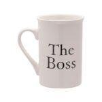 The Boss Mug Gift Set for Couple Friends Ceramic