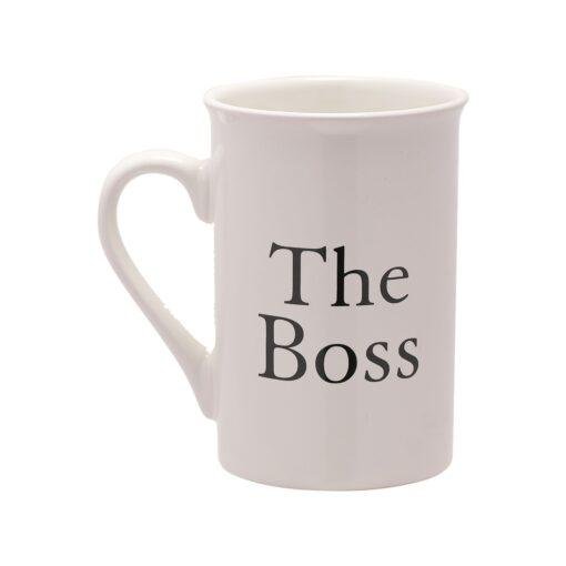 The Boss Mug Gift Set for Couple Friends Ceramic