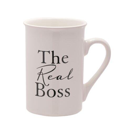 The Boss Mug Gift Set for Couple Friends Ceramic