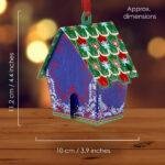 Pop Up 3D Christmas Cuckoo Clock Greeting Card Bauble Decoration