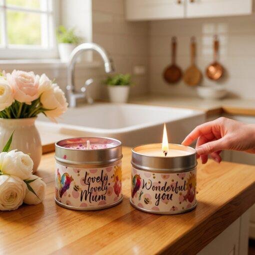 Luxury Scented Candle Gift Set – Lovely Lovely Mum / Wonderful You
