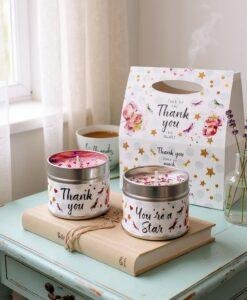 Luxury Scented Candle Gift Set - Thank You