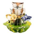 Pop Up 3D Owl Greeting Card