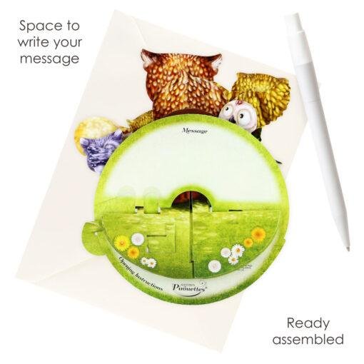 Pop Up 3D Owl Greeting Card