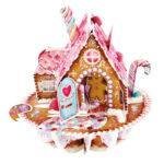 Pop Up 3D Christmas Gingerbread House Greeting Card