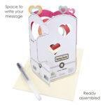 Pop Up 3D Hearts Swing Card Blank