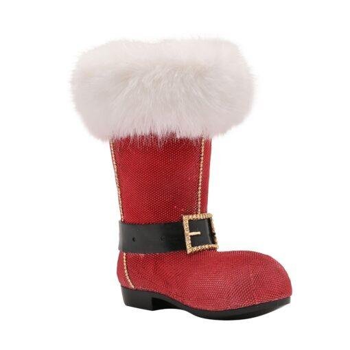 Christmas Santa Boot Wine Bottle Holder