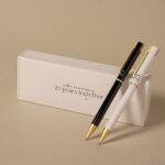 Milestone 25th Silver Wedding Anniversary Pen Gift Set for Couples