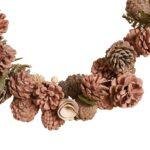 Blush Pink Natural Foliage Christmas Garland 120cm