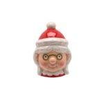 Ceramic Christmas Mr And Mrs Claus Salt And Pepper Shaker Pots