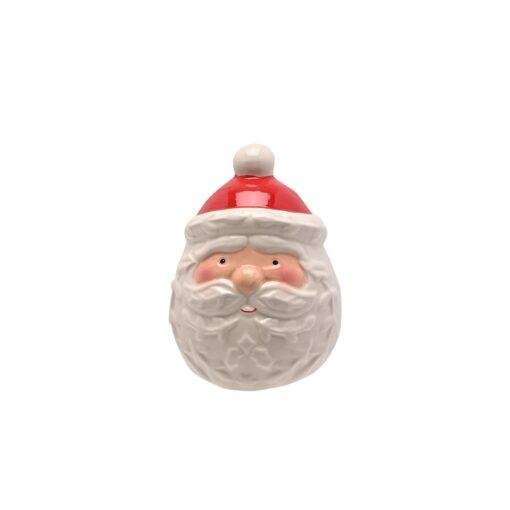 Ceramic Christmas Mr And Mrs Claus Salt And Pepper Shaker Pots