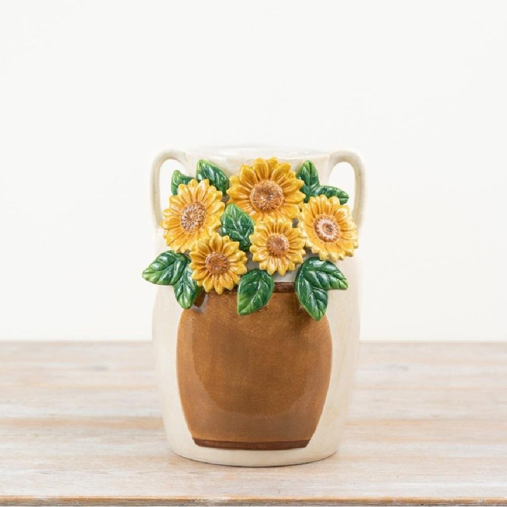 Ceramic 3D Sunflower Jug Vase – Mother’s Day Gift Ceramic 3D Sunflower Jug Vase – Mother’s Day Gift