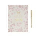 ‘With Love For A Fabulous Mum’ Notebook And Pen Gift Set