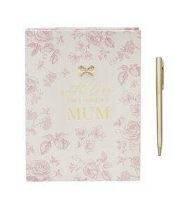 ‘With Love For A Fabulous Mum’ Notebook And Pen Gift Set