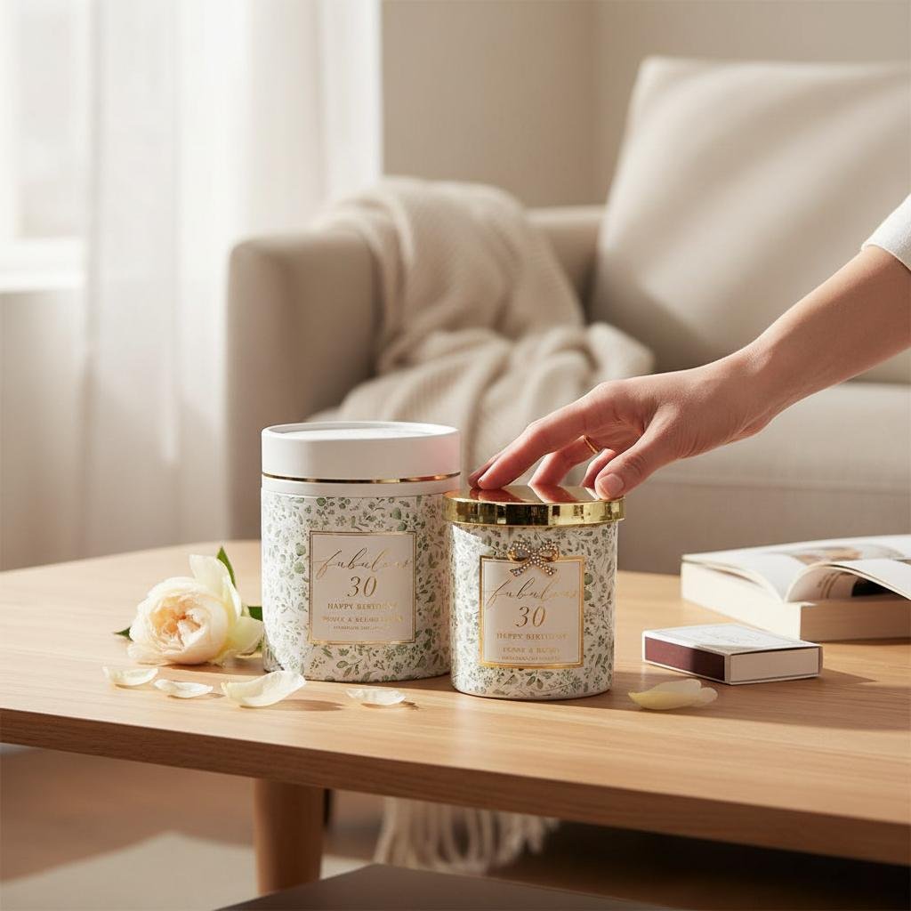 'Fabulous 30' Scented 30th Birthday Candle And Matching Luxury Gift Box