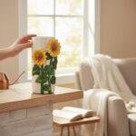 Ceramic 3D Sunflower Vase – Mother’s Day Gift