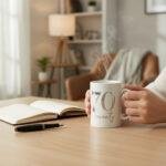 White Porcelain 70th Milestone Birthday Mug