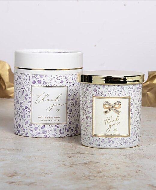 Thank You Candle Gift – Luxury Scented Candle