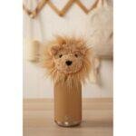 Childrens Stainless Steel Water Bottle Removable Lion Character Head