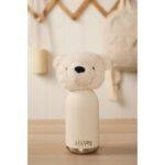 Childrens Stainless Steel Water Bottle Removable White Bear Character Head