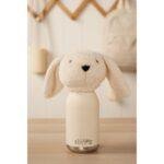 Childrens Stainless Steel Water Bottle Removable White Bunny Character Head