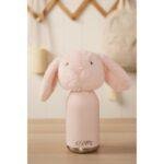 Childrens Stainless Steel Water Bottle Removable Pink Bunny Character Head